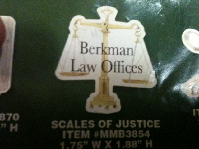 Scales of Justice Thin Stock Manget
GM-MMB3854